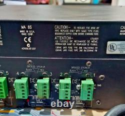 RANE MA 6S Bridgeable Pro Audiophile Multi-Channel Amplifier USA