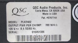 Rack Mount QSC PLX-2402 Pro 2400 Watt Power Amplifier #146