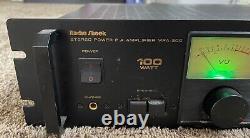 Radio Shack MPA-200 2-Channel Professional Stereo Power Amplifier 100WattsPerCh