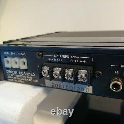 Rare DENON DCA-3180 2/1 channel Power amplifier Class ab Pro Audio amp nib