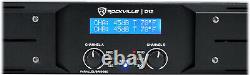 Rockville D12 5000W Peak/1400W RMS Power Amplifier 2 Channel Class D Pro/Dj Amp