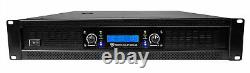 Rockville PBG18 18 2000 Watt 8 Ohm Pro DJ PA Subwoofer Sub+Power Amplifier Amp