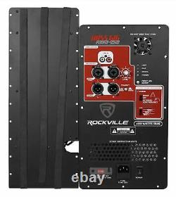 Rockville RBG15S AMP SU 1600w Active Powered Pro PA Subwoofer Amp Plate+Limiter
