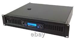 Rockville RPA16 10000 Watt Peak 3000w RMS 2 Channel Power Amplifier Pro/DJ Amp