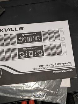 Rockville RPA5 400w RMS (200 x 2) 2 Channel Power Amplifier Pro/DJ Amp