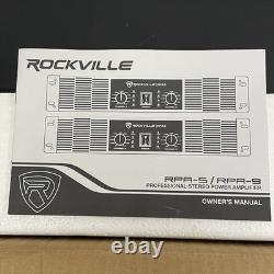 Rockville RPA5 400w RMS (200 x 2) 2 Channel Power Amplifier Pro/DJ Amp