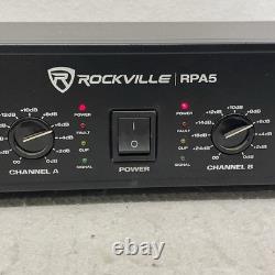 Rockville RPA5 400w RMS (200 x 2) 2 Channel Power Amplifier Pro/DJ Amp