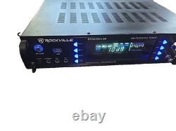 Rockville RPA6000USB 1000W 4 Channel Pro Hybrid Amplifier AM FM Tuner USB