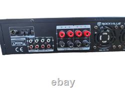 Rockville RPA6000USB 1000W 4 Channel Pro Hybrid Amplifier AM FM Tuner USB