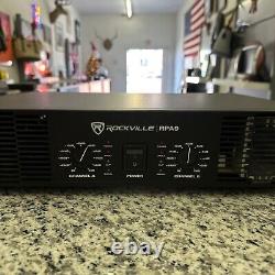 Rockville RPA9 3000 Watt Peak / 1500w RMS 2 Channel Power Amplifier Pro/DJ Amp