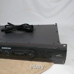 Samson Audio Servo 600 Power Amplifier Pro Rack Mount 2 Ch Stereo Tested