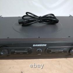 Samson Audio Servo 600 Power Amplifier Pro Rack Mount 2 Ch Stereo Tested