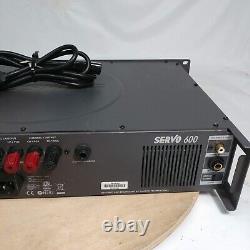 Samson Audio Servo 600 Power Amplifier Pro Rack Mount 2 Ch Stereo Tested