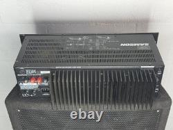 Samson Servo 550 Stereo Power Amplifier 275W x2 PA Rack Mount Pro Audio PERFECT