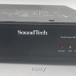 SoundTech PL250M Professional Audio Monitor Amplifier Power On Tested