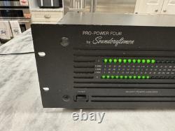 Soundcraftsmen Pro Power Four Amplifier Power 200 @ 8 Ohms 450 @ 2 Ohms Tested