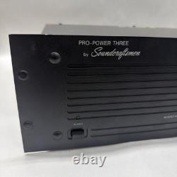 Soundcraftsmen Pro Power Three Amplifier Mosfet Power Amplifier TESTED WORKING