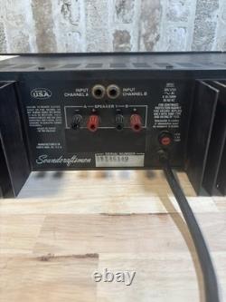Soundcraftsmen RA5502? Power Amplifier 380 Watts Pro Vintage Audio? Working