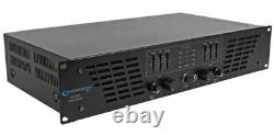 Technical Pro 3000 Watts Peak Power 2U Professional 2 Channel Power Amplifier