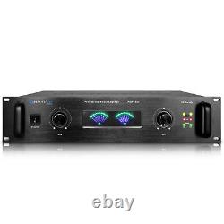 Technical Pro 6000 Watt 2-Channel Stereo Power Amplifier for Home Speaker System