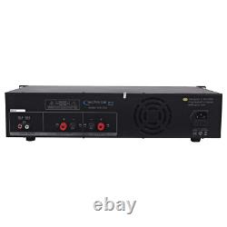 Technical Pro AX1200 Stereo Power Amplifier 1200W Rackmount Amp with EQ, LED