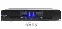 Technical Pro AX3000 3000 Watt 2 Channel 2U DJ Power Amplifier with 3 Band EQ
