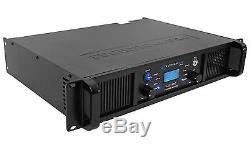 Technical Pro LZ10K Professional 10,000W 2-Ch Amplifier with LCD Display+Key Lock