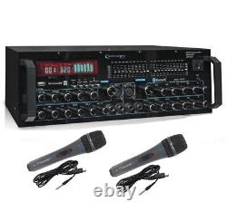 Technical Pro MM2000BT Bluetooth Microphone Mixer Amplifier +2 Microphones