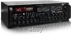 Technical Pro MM2000BT DJ Karaoke Mixer & Amplifier with Bluetooth + EQ 2000W