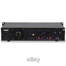 Technical Pro Professional 2-Ch 3000W Power Amplifier with 1/4 Inputs PX3000