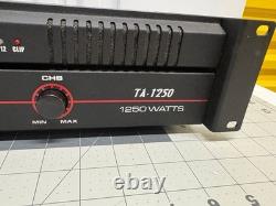 Technical Pro TA-1250 2-Channel Power Amplifier 1250W Stereo Rack Mount