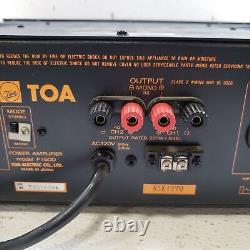 Toa Professional Power Amplifier P150D Read