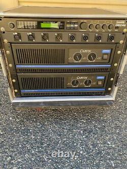 Used CARVIN DCM PRO 2 way stereo Amp Rack w digital Xover Excel Cond