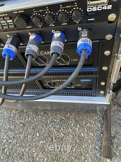Used CARVIN DCM PRO 2 way stereo Amp Rack w digital Xover Excel Cond
