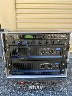 Used CARVIN DCM PRO 2 way stereo Amp Rack w digital Xover Excellent Cond PICKUP