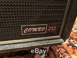 Vintage 1970s HH 212 Professional Power Amplifier IC100 2x12 Guitar Combo