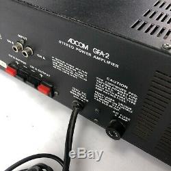 Vintage Adcom GFA-2 Stereo Amplifier 200 Watts Pro Audio