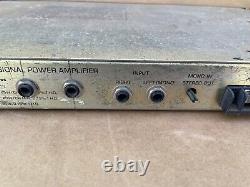 Vintage Bgw Systems Professional Power Amplifier Model 75 Red Knobs Tested