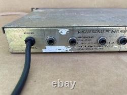 Vintage Bgw Systems Professional Power Amplifier Model 75 Red Knobs Tested