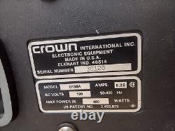 Vintage Crown D-150A Dual-Channel Professional Power Amp Amplifier in Orig Box
