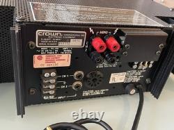 Vintage Crown PS-200 Power Amplifier Stereo Pro Studio Audio Amp PS200 Untested