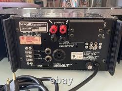Vintage Crown PS-200 Power Amplifier Stereo Pro Studio Audio Amp PS200 Untested