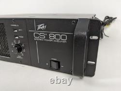 Vintage Peavey CS 800 Stereo Power Amplifier 2-Channel Rackmount Pro Audio USA