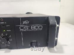 Vintage Peavey CS-800 Stereo Professional Power Amplifier 240WPC @ 8