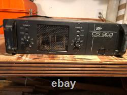Vintage Peavey CS-800 Stereo Professional Power Amplifier 400 watts per channel