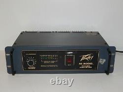 Vintage Peavey M-3000 Power Amp Pro Audio 300 Watt Musician Rack Mount Amplifier
