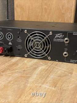 Vintage working professional Peavey PV 2600 2-Channel Power Amplifier works
