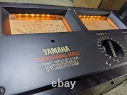 YAMAHA PC2002M Professional Series Power Amplifier audio equipment VU meter lamp