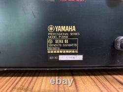 Yamaha P-2200 Stereo Power Amplifier Professional PA Recording Audio Working