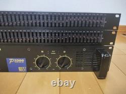 Yamaha P3200 Power Amplifier GQ1031BII Equalizer Tested Working Pro Audio? Japan